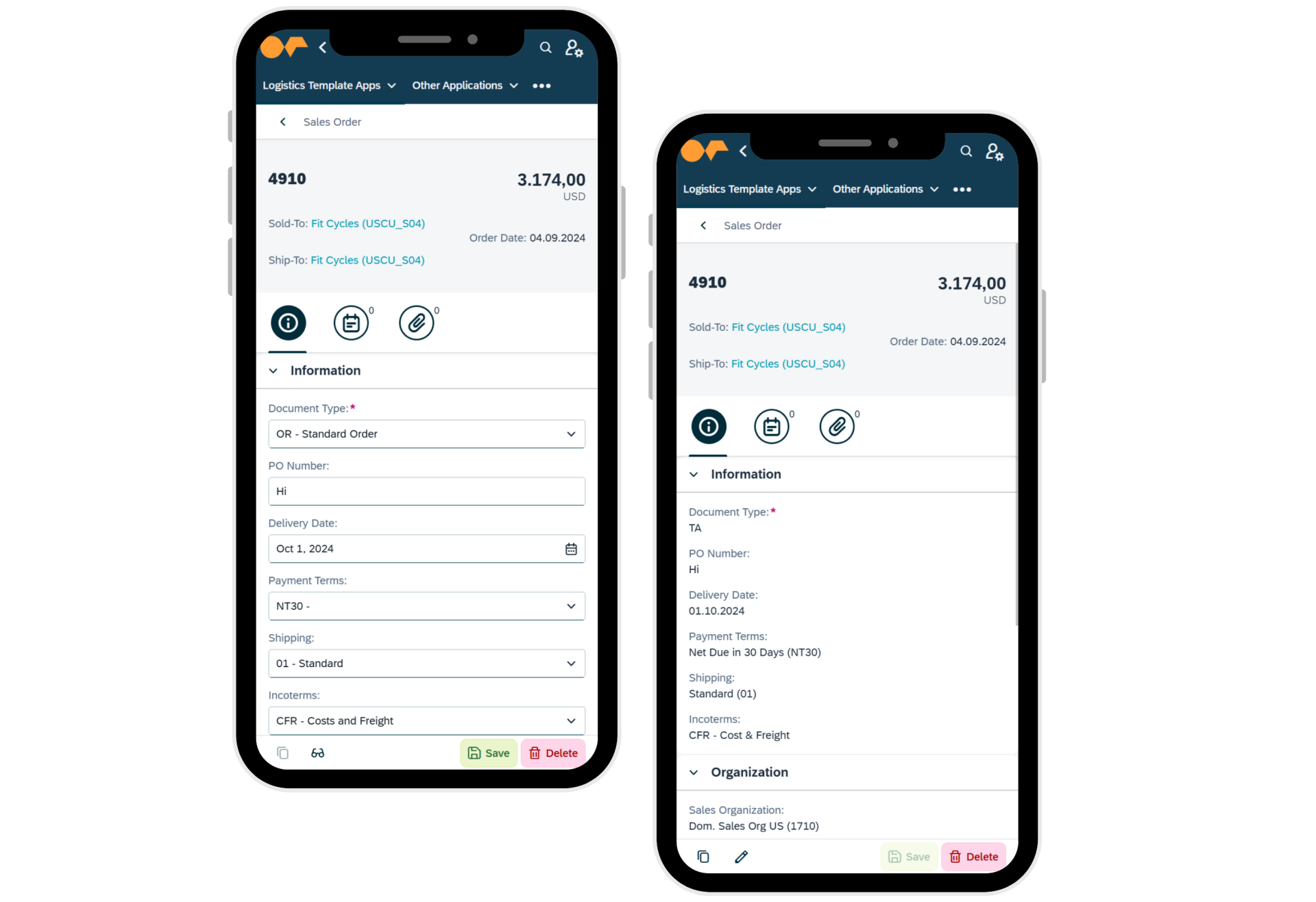 Mobile app