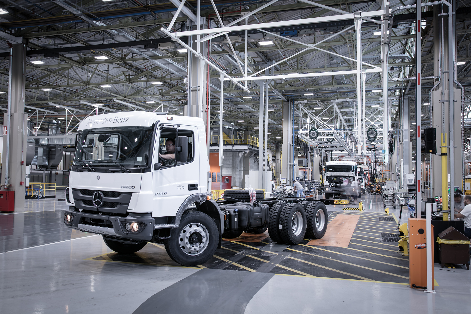 Industrie 4.0: Daimler Trucks revolutioniert Lkw-Produktion in BrasilienIndustry 4.0: Daimler Trucks revolutionises truck production in Brazil